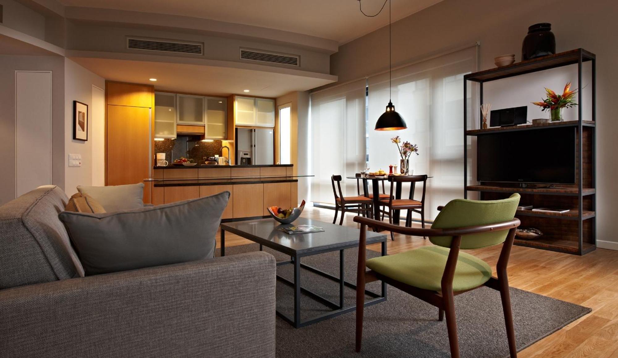 E&O Residences Kuala Lumpur Exterior photo A living room in a condominium
